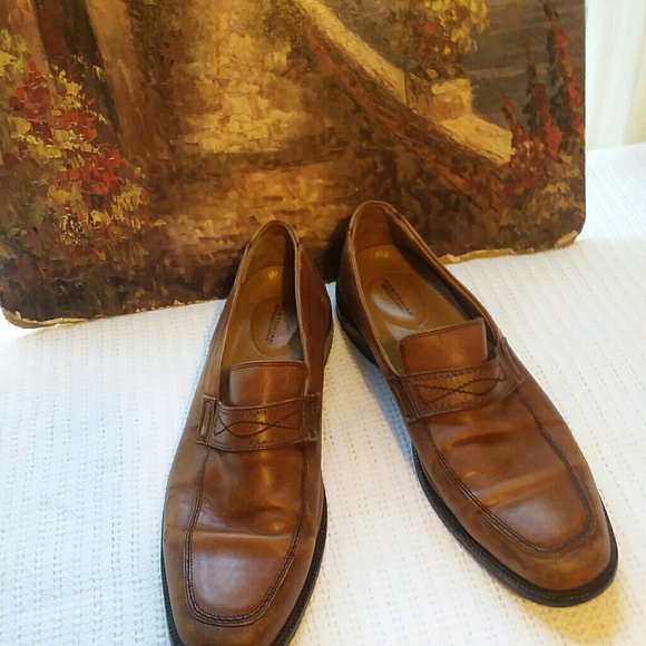 Men's Brown Leather Bostonian Slip On Loafer - Picture 2 of 8